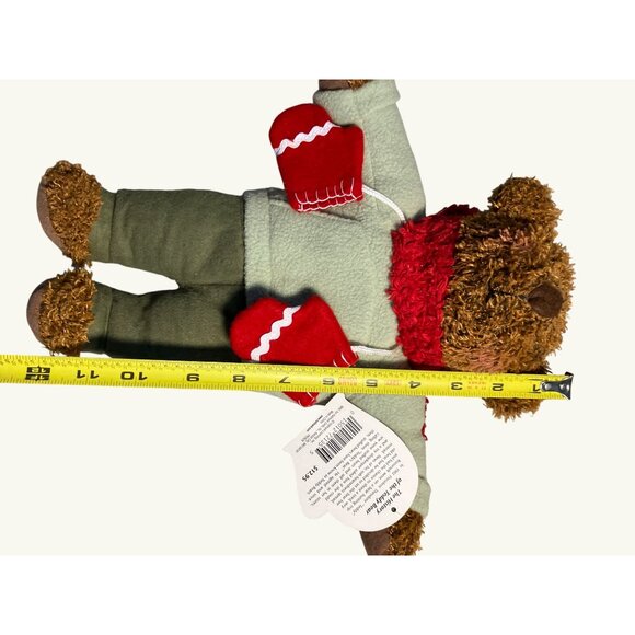 Hallmark Teddy Mittens Bear Plush Collectible 100th Anniversary Stuffed Toy 12" - Picture 7 of 11